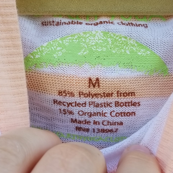 Earth Yoga Organic Sz M Hooded Tunic Sz M EUC - Picture 4 of 5